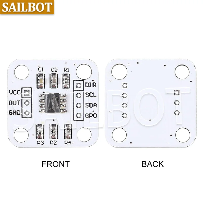 AS5600 Magnetic Encoder 12bit 3.3V High Precision Magnetic Induction Angle Measurement Sensor Module