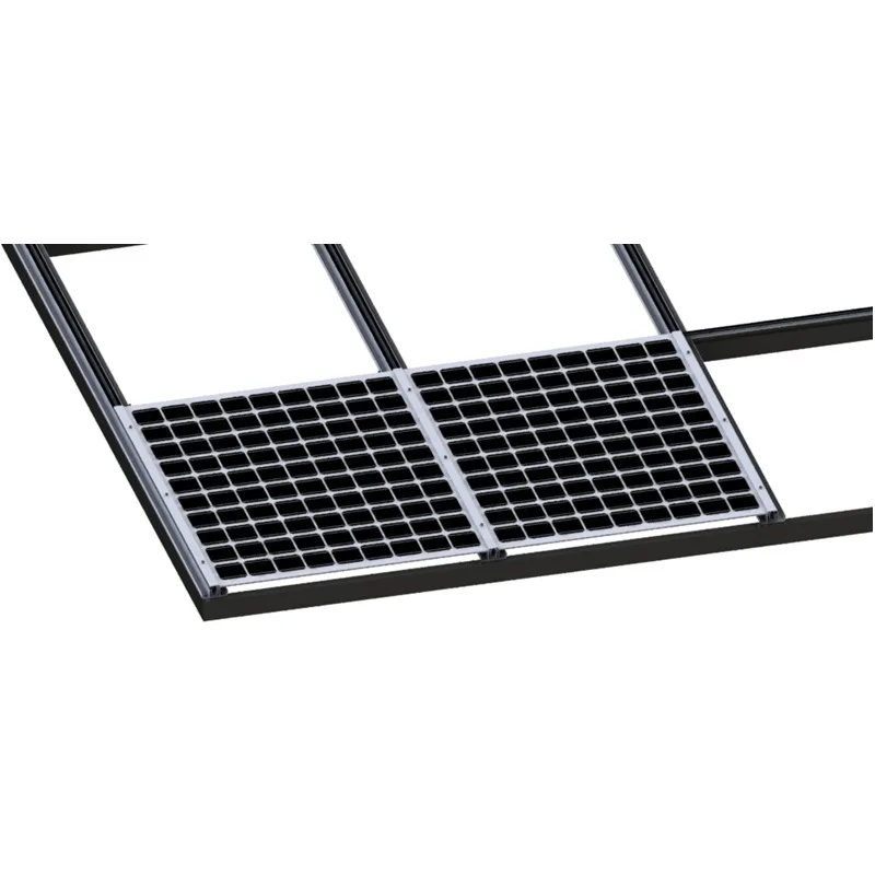 Building structure integrated waterproof photovoltaic bracket, aluminum solar waterproof track bracket
