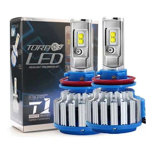 Turbo Led T1 H4 H7 faro Led 70W H1 H3 H11 9004 9005 9006 9007 881 6000K 7000LM luz de coche H13 bombilla Led Canbus blanca