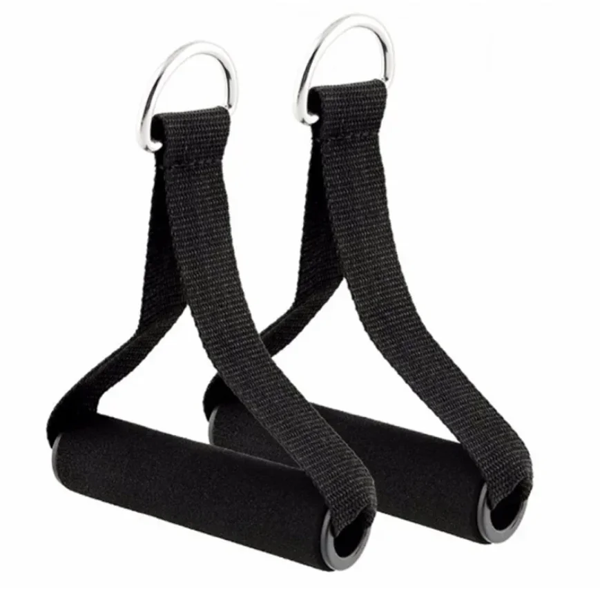 2PCS Pull Rope Grip Fitness Accessories Exercise Band Handle Rally Handle for Hammock Yoga Handle Resistance Bands Foam Handle