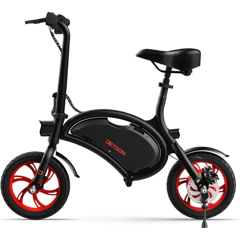 QJetson Bolt Electric Ride-On Bike, Easy-Folding, Built-in Carrying Handle, Twist Throttle, Up to 15.5 MPH, Ages 13