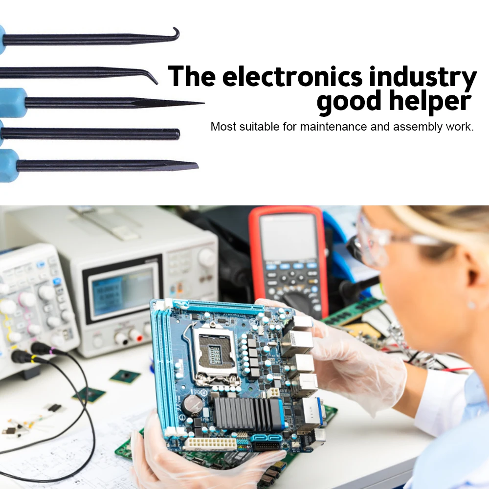 6pcs Soldering iron kit BGA Solder Assist Tools for PCB Repair Rework Electronic Circuit Board Auxiliary Maintenance Welding