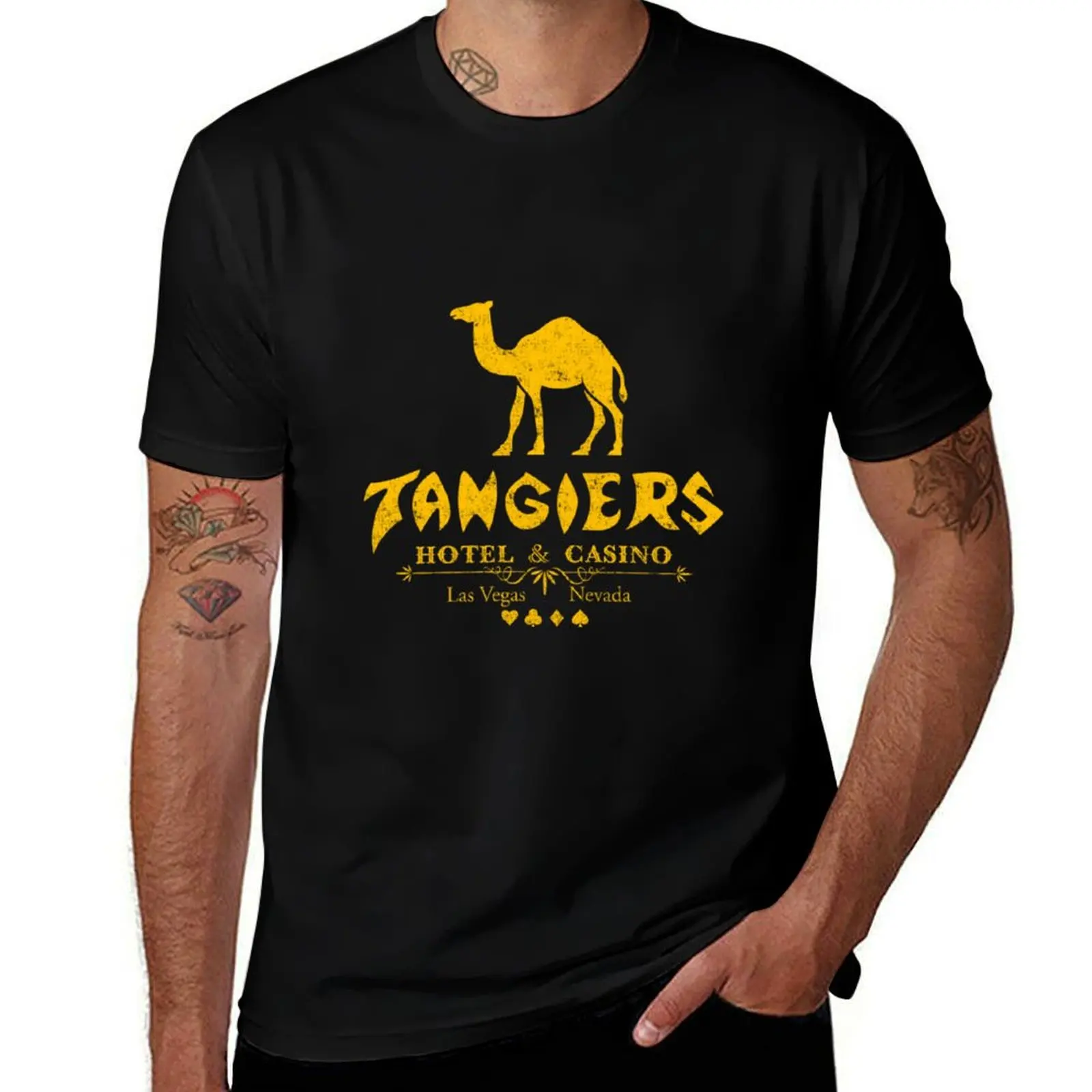 Casino T-ShirtThe Tangiers hotel and casino T-Shirt tops plus size clothes mens white t shirts