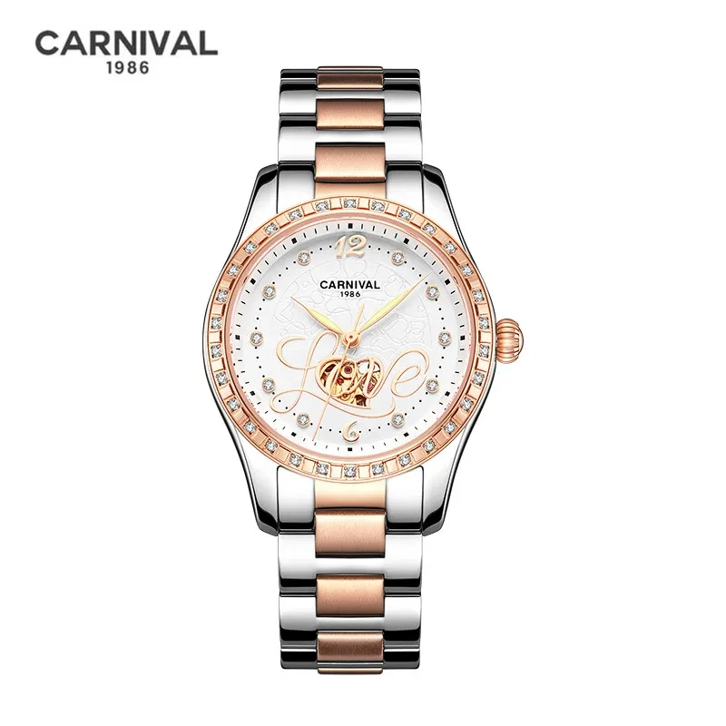 IW Carnival Mechanical Wrist Watches Accessories For Women Automatic Movement Sapphire Mirror Luminous Waterproof Luxury Watch