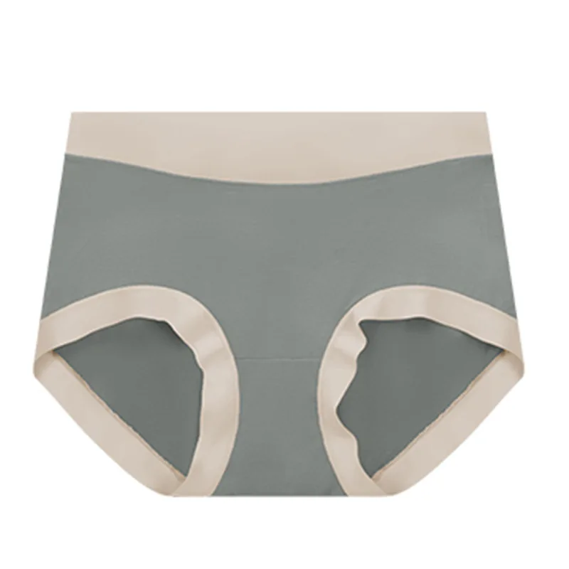 Modal panties mid-waist non-marking women's panties cotton comfortable plus size teenage girls belly triangle pants briefs