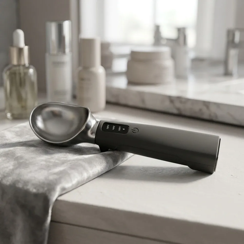 Electric Heated Dessert Scoop, 3-Level Temperature Display For Smooth Ice Cream Serving,for Bakeries, Bars And Family Gatherings