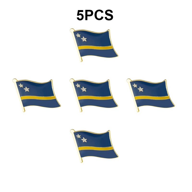 

1-100pcs Curacao Lapel Pin Flag badge Brooch Pins Badges