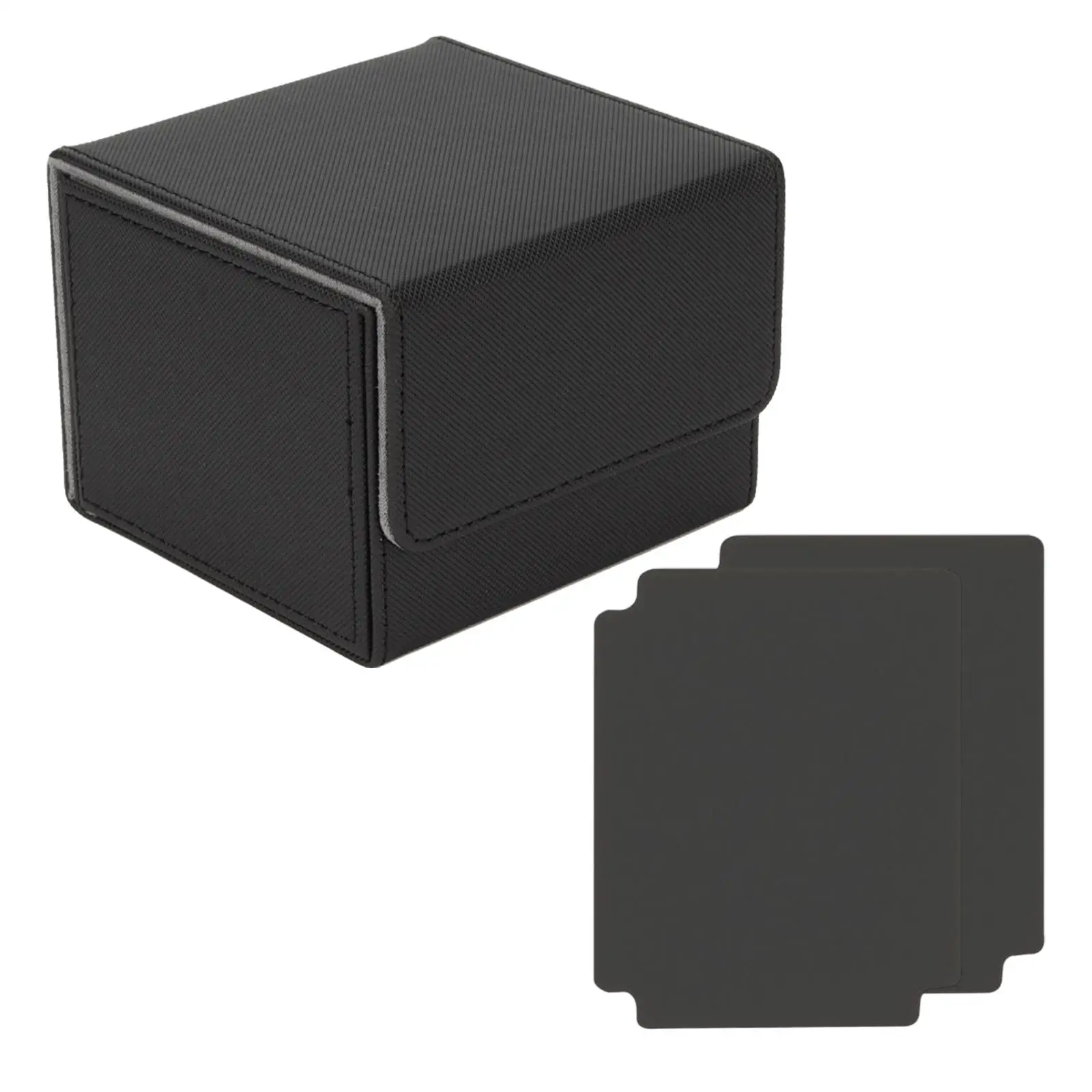 Collectible Game Card Case Protector Container with Dividers for Sports Trading Cards Storage