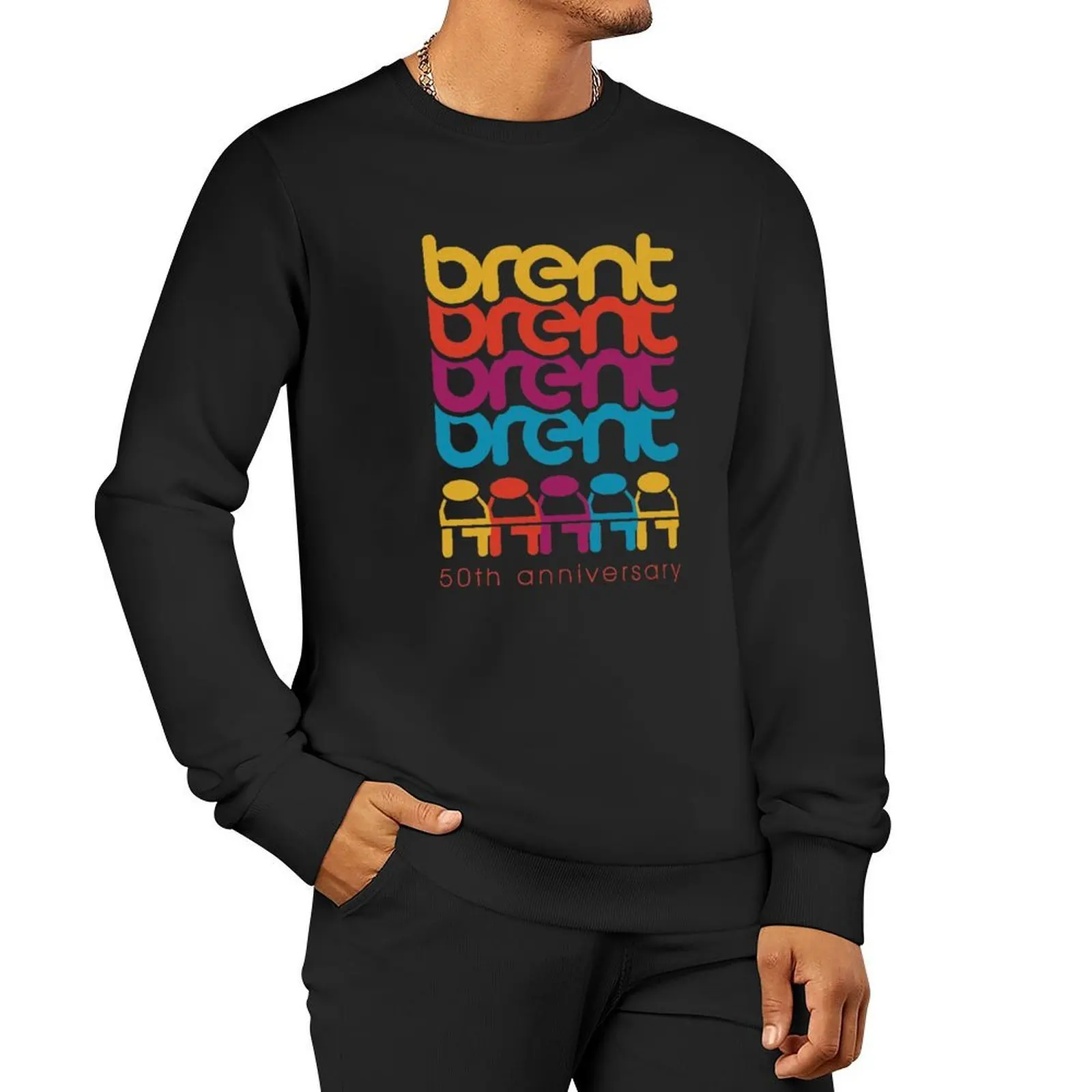 Brent 50th السترة الرجالية الشتوية سترة الخريف الجرافيك تي شيرت الرجال النمط الياباني البلوز المعتاد