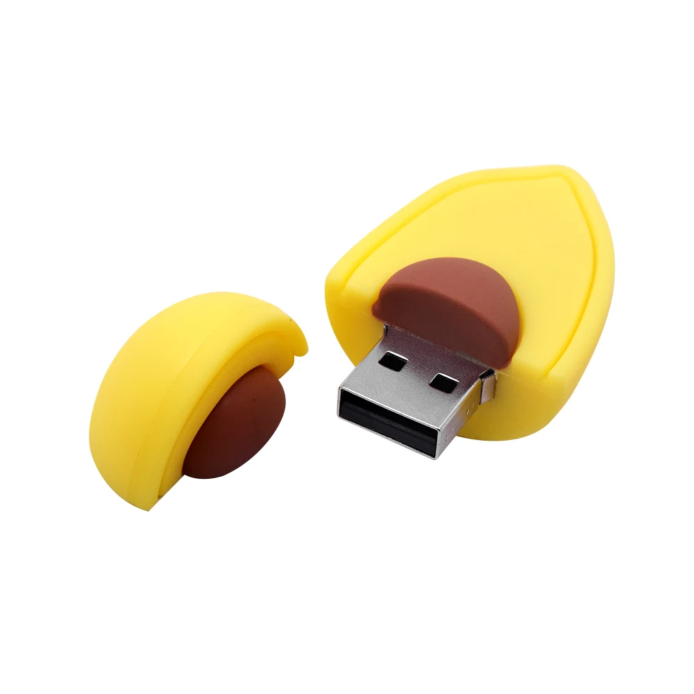 محرك أقراص فلاش USB للفواكه ، قلم طعام كرتوني ، عصا ذاكرة أفوكادو ، هدية بندريف إبداعية ، 4 جيجابايت ، 8 جيجابايت ، 16 جيجابايت ، 64 جيجابايت ، 32 جيجابايت ، GB