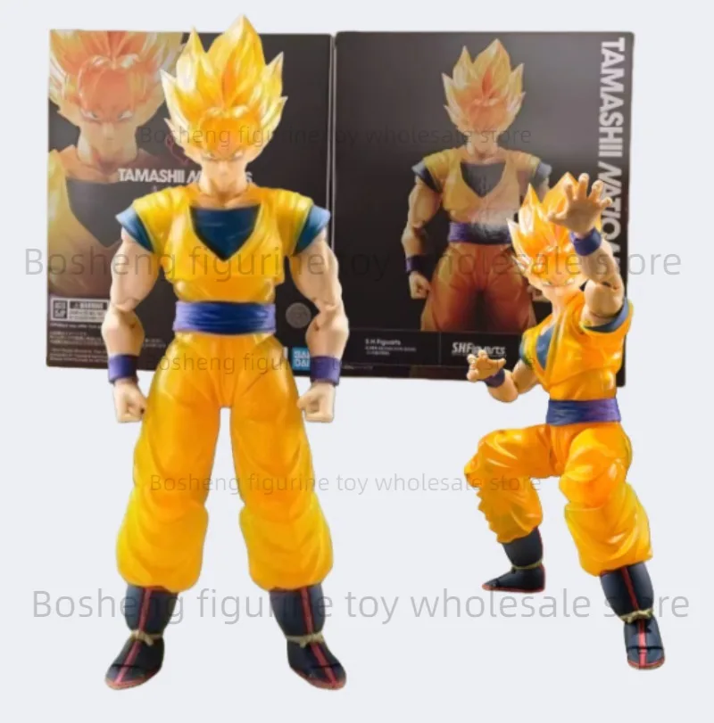 

Original TAMASHII NATIONS STORE BANDAI S.H.Figuarts Super Saiyan Goku Z Warriors SHF Son Goku Dragon Ball Z In Stock Toys