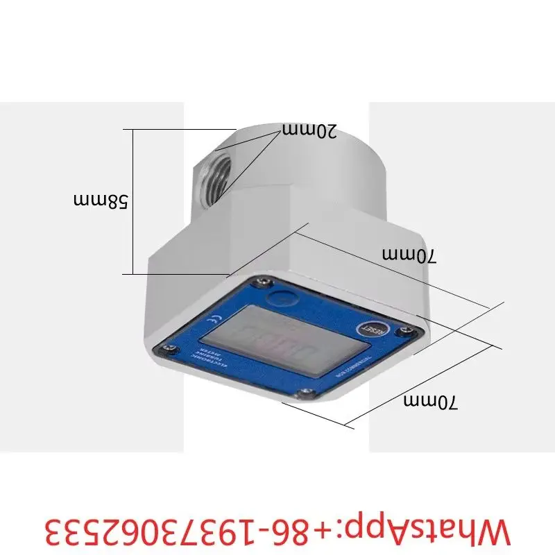 

Elliptical Gear Flowmeter Aluminum Alloy Table Chemical 2 Minutes 4 Sub-bands Instantaneous Total Cumulative High Precision