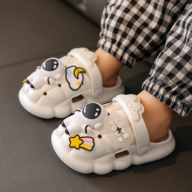 

Kids Women Men Spaceman Slipper Beach Garden Shoes Boys Girls Couple's Indoor Home Slippers