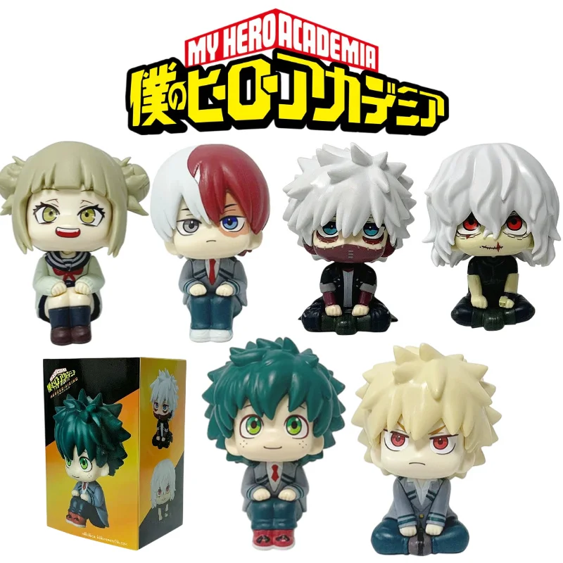 Anime My Hero Academia Look Up Modellfigur Charakter Deku Todoroki Shoto Toga Himiko Dabi PVC-Figur Ornament Modell Spielzeug Geschenk