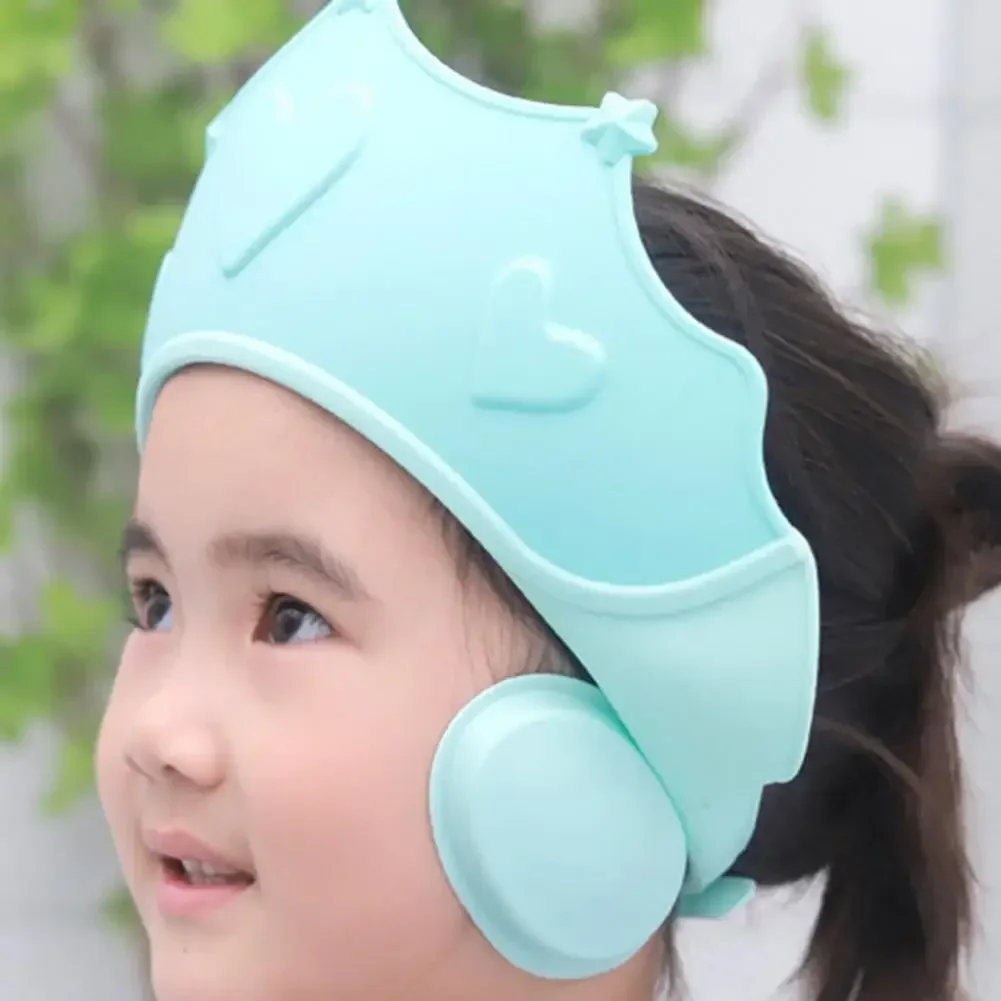 Children Shampoo Bathing Adjustable Hair Wash Hat  Shower Protect Head Cover Baby Shower Soft Cap For Kids Ear Protection Safe