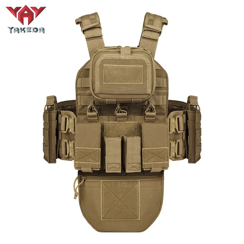 YAKEDA-Multi-Functional Tactical Vest, Outdoor CS Expansion, Combat Waistcoat, CS Field Equipment