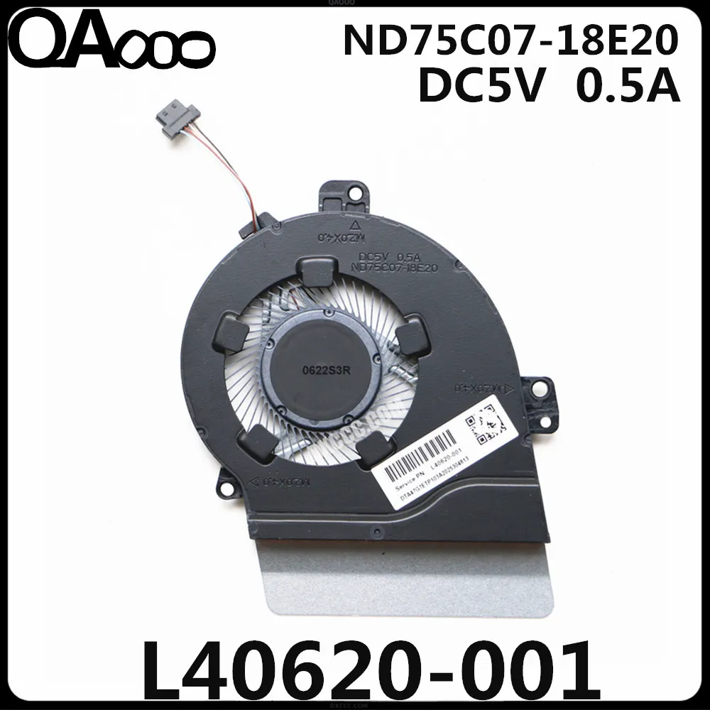 L40619-001, HP TPN-Q208 15-CS3037TX 15-CS3038TX 15-CS3040TX 15-CS3041TX 15-CS3042TX CPU 및 GPU 냉각 선풍기, L40620-001 선풍기