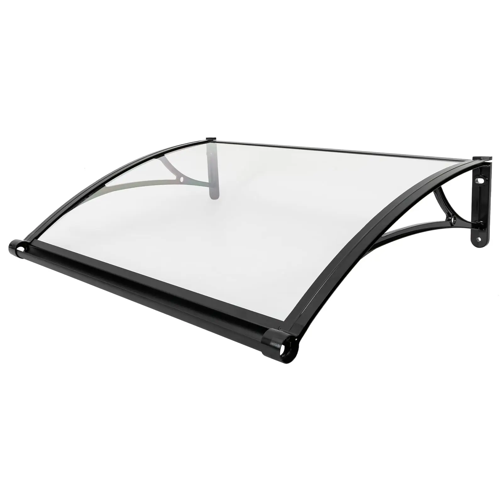 

40.2” X24.4” Awning for Door Window Exterior with Drainage Channel, Upf50+ Pc Entry Door Outdoor Window Awning Canopy, Front Do