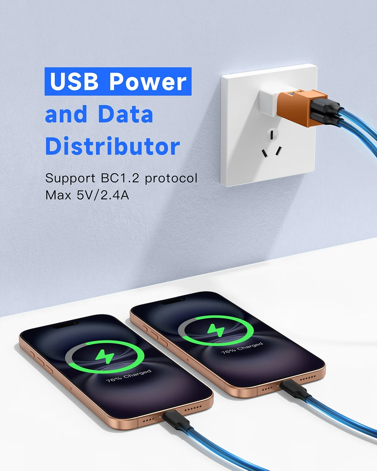 Adattatore HUB USB 3.0 Extender Mini Splitter Box da 1 a 3 porte USB 2.0 ad alta velocità per PC portatile Lettore di schede disco U Accessori