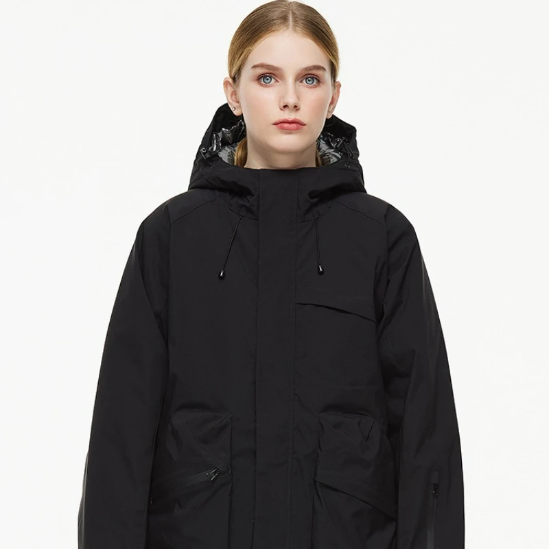 Nieuwe winddichte waterdichte dames heren ski-jassen warme ski-hoodie jas winter snowboardkleding sport outdoor sneeuw thermische trainingspakken