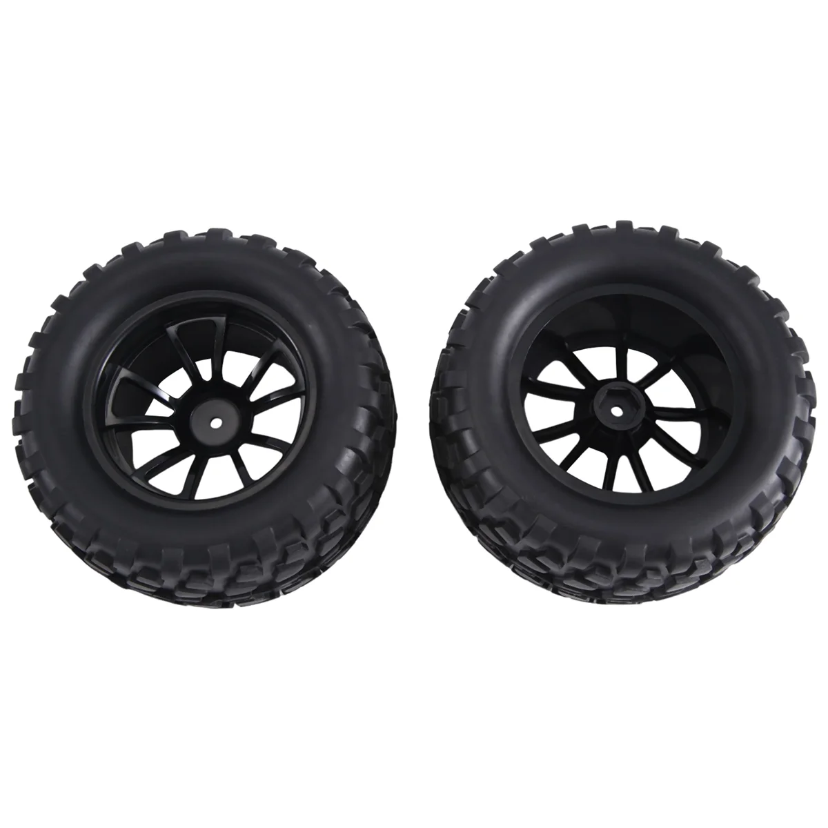 AM-12mm Hex RC Rodas e pneus Escala 1/10 RC Truck Pneus Rodas para Stampede Hoss 2Wd Vxl Pneus,B