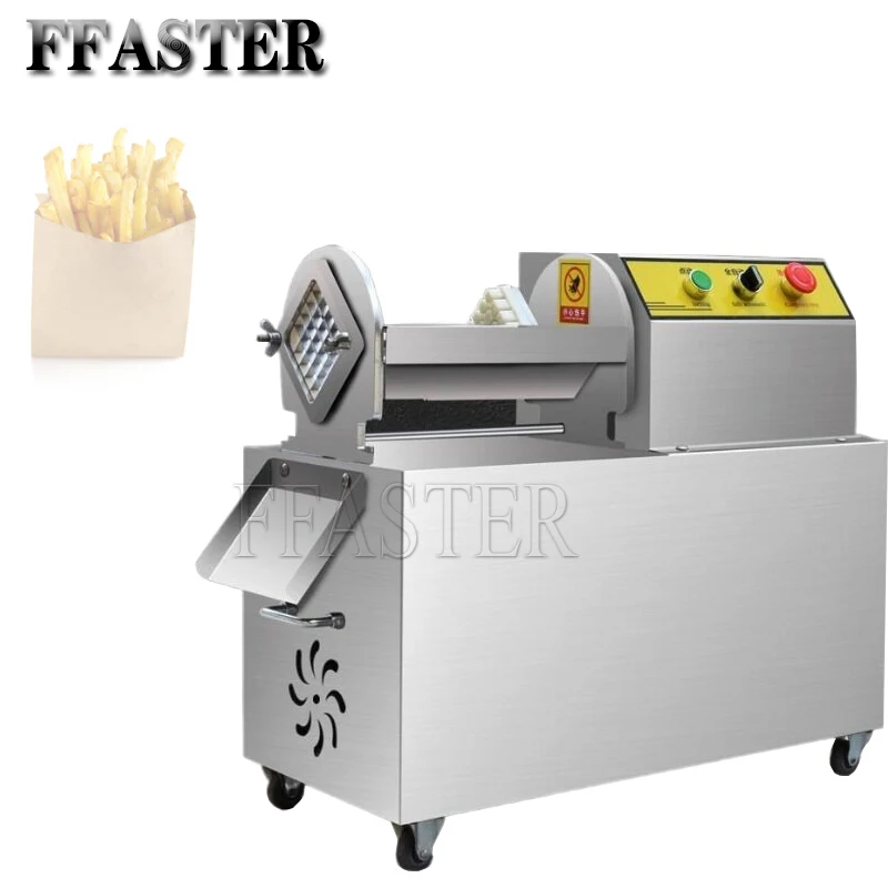 

Electric French Fries Cutting Machine Automatic Stainless Steel Potato Chips Cutter