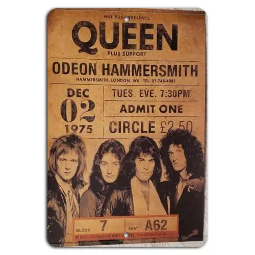 Rock Royalty: Queen Live at Hammersmith ;75-Aluminum