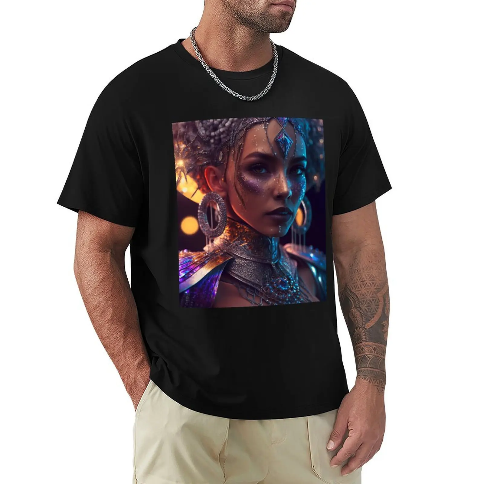 

Cosmic Girl T-Shirt Plus Size Non-Shrink T-Shirt