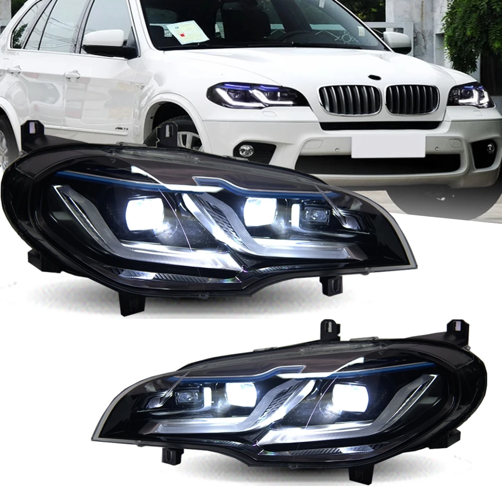 

Headlight For BMW X5 E70 LED Headlights 2007-2013 Head Lamp Car Styling DRL Signal Projector Lens Automotive Accessories