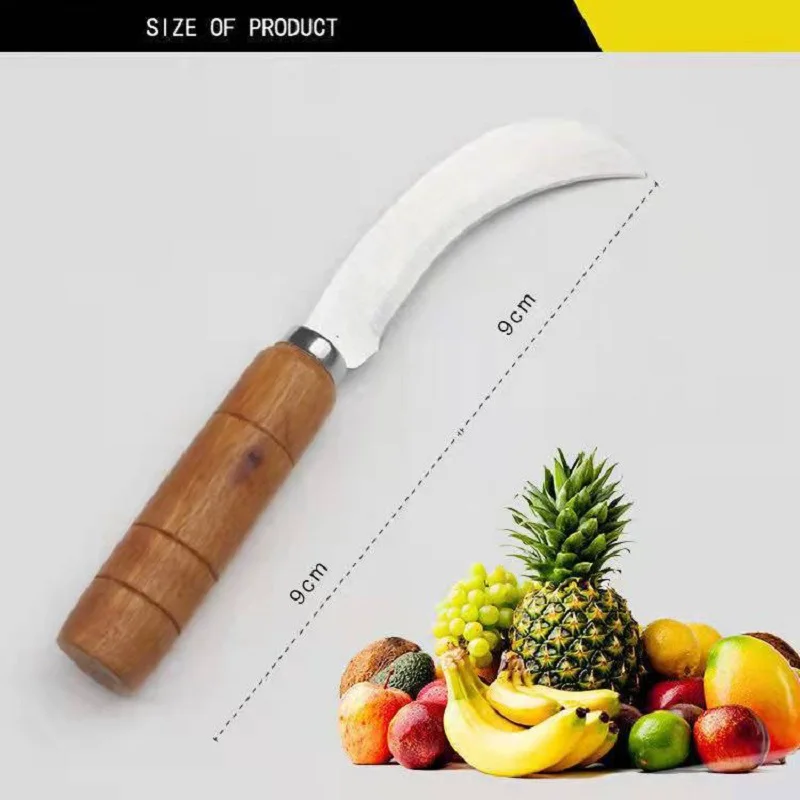 Specialized Pineapple Peeler Knife Kitchen Fruit Vegetable Peeling Stainless Steel Small Machete Tool Creative Home Peeler Knife