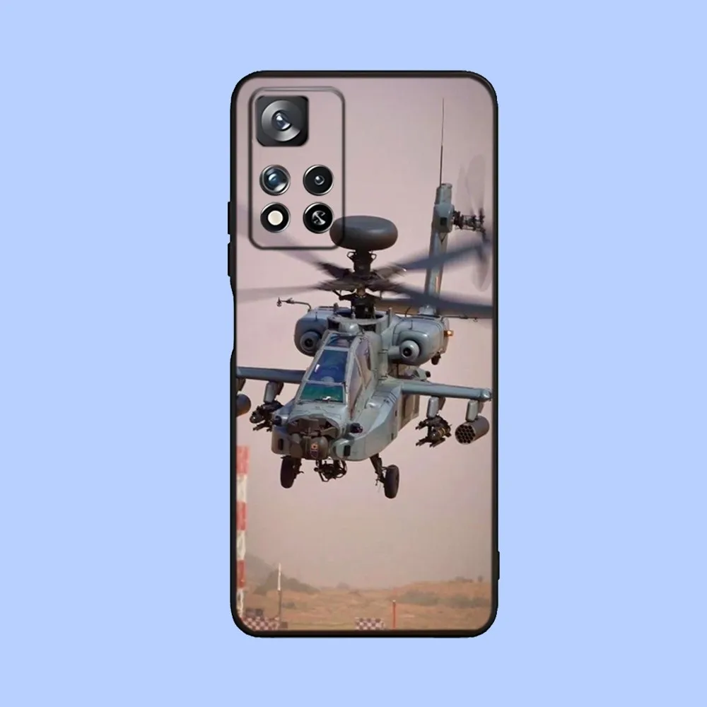 Aircraft Helicopter  Phone Case For Samsung Galaxy A13,A21s,A22,A31,A32,A52,A53,A71,A80,A91 Soft Black Cover