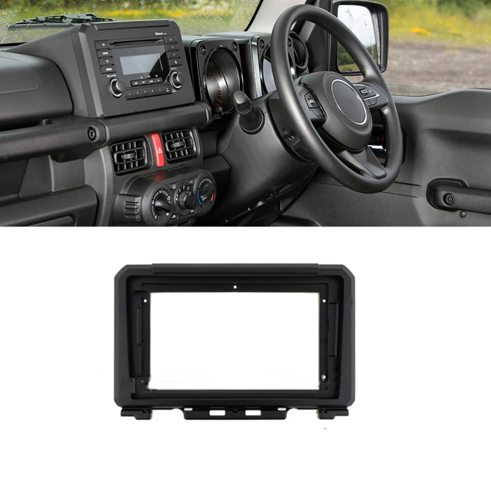 

9 Inch Car Fascia Radio Panel For Suzuki Jimny JB64 2018-2020 Stereo Frame Plate Adapter Mounting Dash Bezel Kit