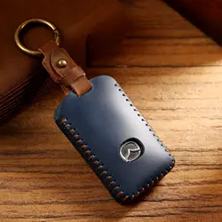 Car Key Case Cover For Mazda 3 Alexa CX5 CX8 CX4 2019 2020 3Button Smart Remote Car Key Accessories Holder Shell Car-Styling