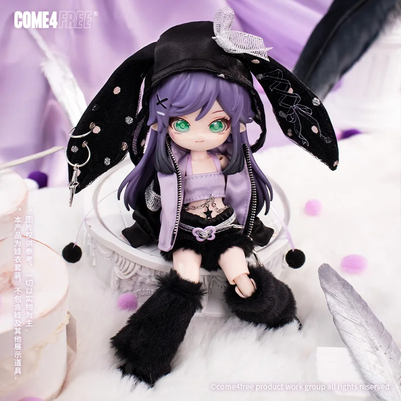 

New High Quality 12 Bjd Doll Clothes OB11 Doll Clothing Cute Rabbit Girl Skirt Action Figure Accessories Ornaments Gift In Stock