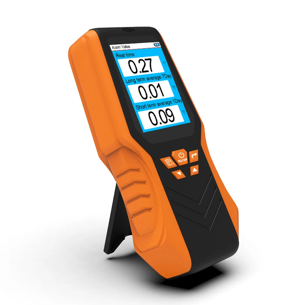 Handheld Real-Time Radon Gas Analyzer Detector New for Monitoring Historical Average Radon Gas Values and Viewing