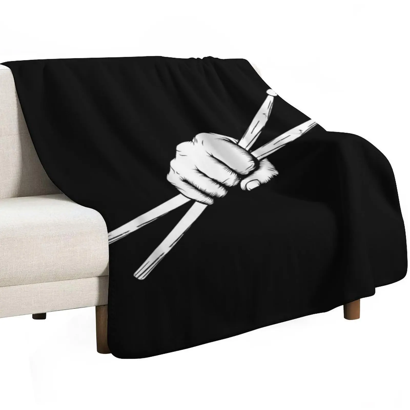 Drumsticks Drummer - Drumset Drums Gift Throw Blanket Thins For Baby Single Hair Kid'S Blankets