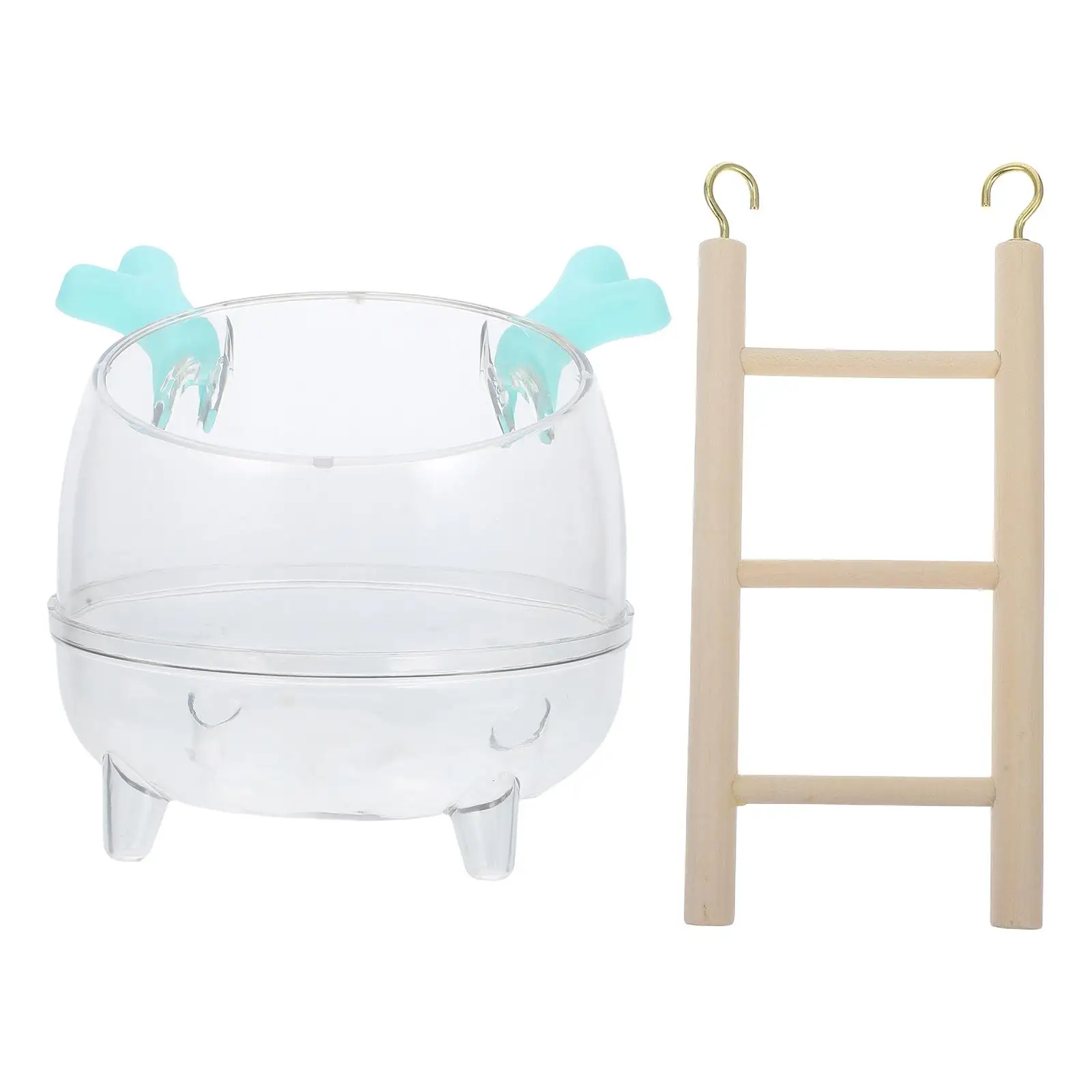 

Bath Hamster Bathroom Toilet Sand Dish Hideout Gerbil Trash Can Cage Tray Holder Bathing Pool Bridegroom