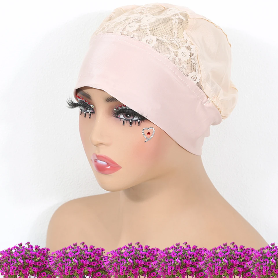 

Adjustable Machine Made Wig Cap Light Color, Elastic Headwear, DIY Wig Accessory Mesh Bottom for Women Making Headband Wigs