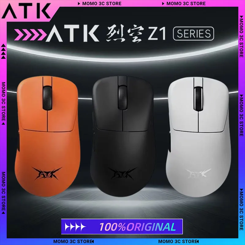 

Atk Blazing Sky Z1 Wireless Mouse Dual Mode 8k 2.4G Paw3950 Nordic 52840 Chip Lightweight Customized Pc Gaming Laptop Gamer Mice