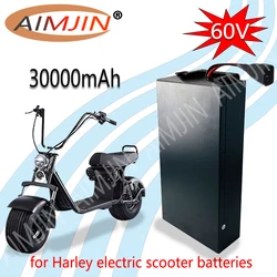 Large capacity 60V 30Ah rechargeable battery, for Harley electric motorcycle two-wheeled scooter to replace the lithium battery