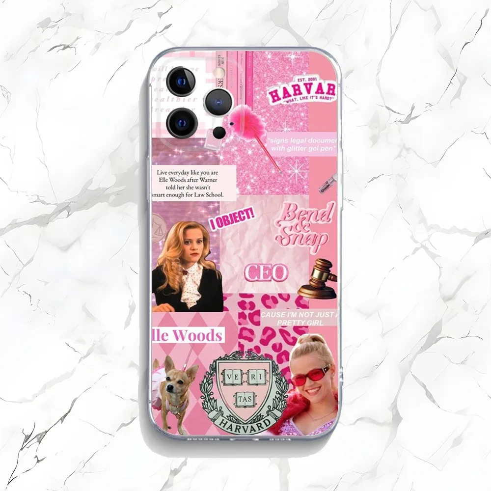 Legally Blonde Movie Phone Case For iPhone 15,14,13,12,11 Plus,Pro,Max,XR,XS,X,7,8 Plus,SE,Mini Transparent Silicone Soft