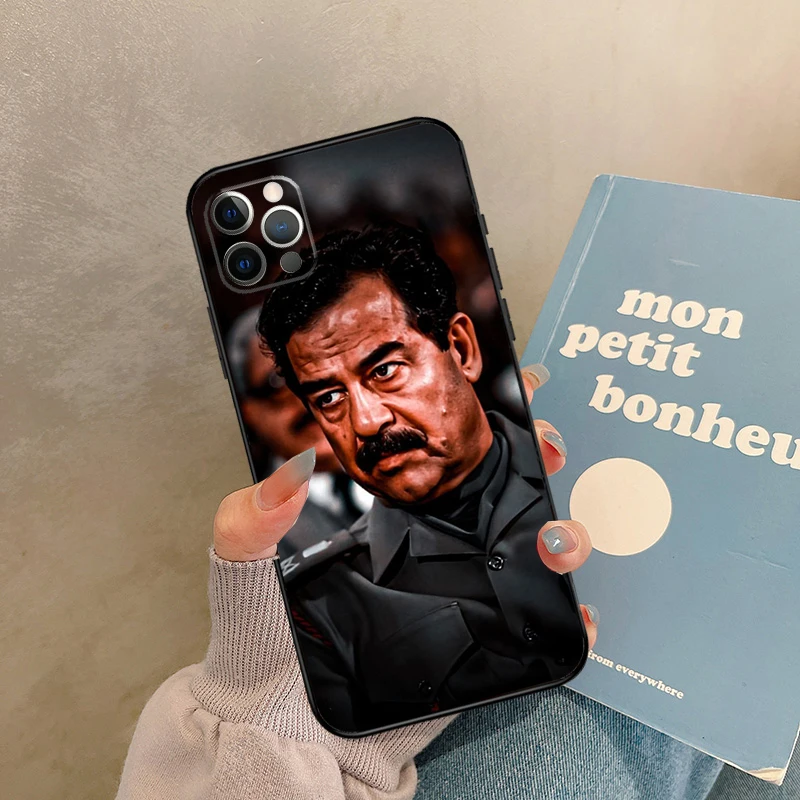 Saddam Hussein Iraq Arabic Phone Case For iPhone 11 12 13 14 15 16 Pro Max Back Cover For iPhone X XS Max XR Plus