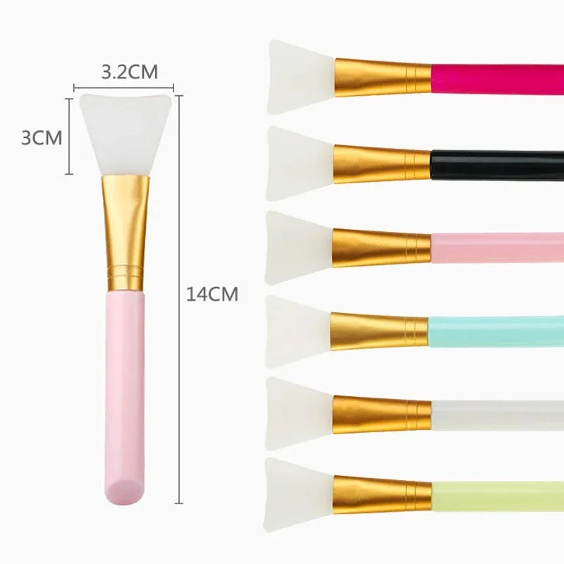 Cepillo de máscara de silicona profesional para aplicación de barro de máscara facial DIY