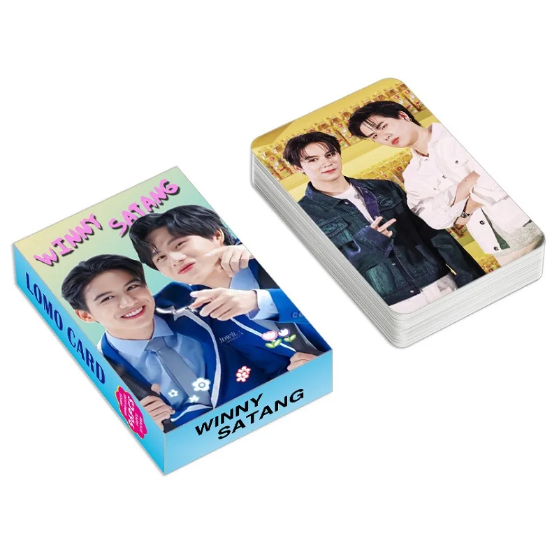 96 Pcs/Set JoongDunk Laser Lomo Card WinnySatang GeminiFourth  Characters 3 Inches Photocard With Stickers