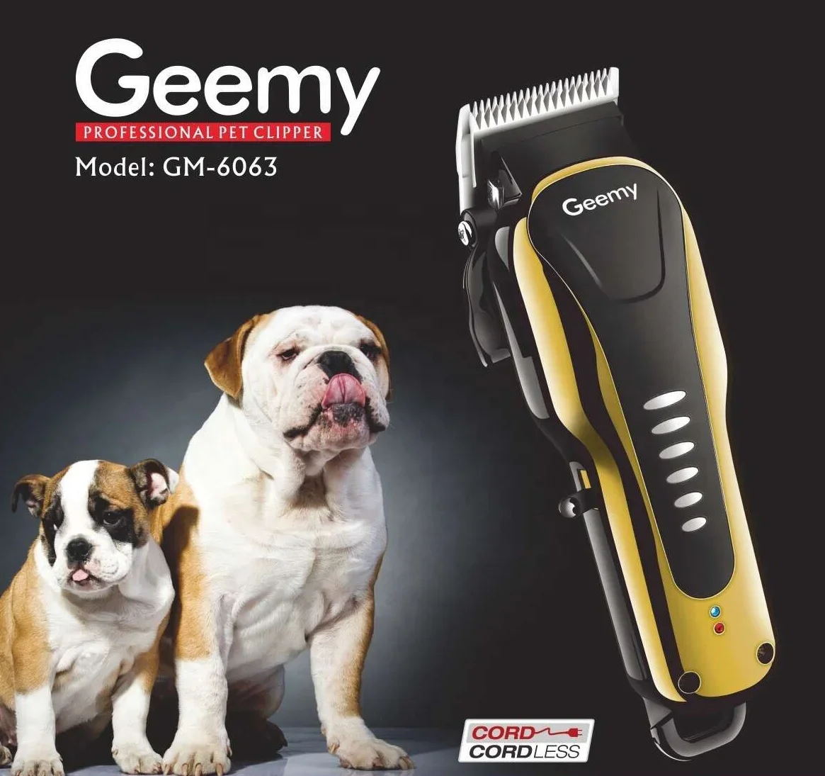 Professional Rechargeable Pet Hair Clipper Cordless Pet Hair Trimmer