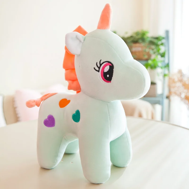 Cute Unicorn Pony Doll Plush Toy Ins Lnternet Celebrity Doll Children\'s Doll Pillow Birthday Christmas Gift