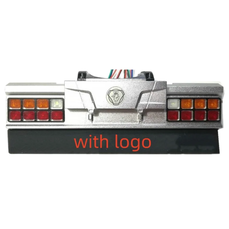 

CNC Metal LED Tail Lamp Rear Bumper Light For 1/14 Tamiya RC Truck Car SCANIA R730 R470 R620 VOLVO FH12 FH16 Benz MAN TGX Parts