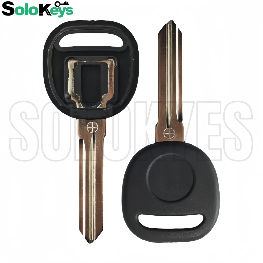 10 ピース/ロット SOLOKEYS シボレー GMC 車ホルダーチップ中空ノーカットブレード交換トランスポンダーキーシェル