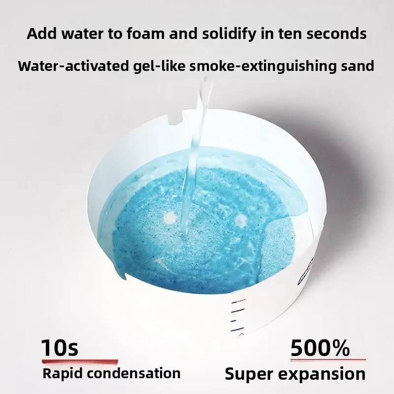 25pcs Disposable Ashtray Paper with Built-in Foam Smoke Extinguishing Sand, Fast Adsorption and Anti Flying in E-Sports Arena