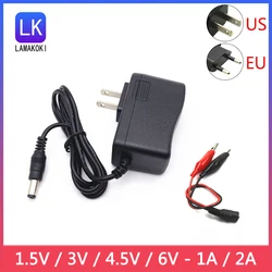 1.5V 1A Power Adapter Gas Stove Gas Stove 4.5V 3V 3.3V 1000MA Dry Battery Alligator Clip 6V 2A